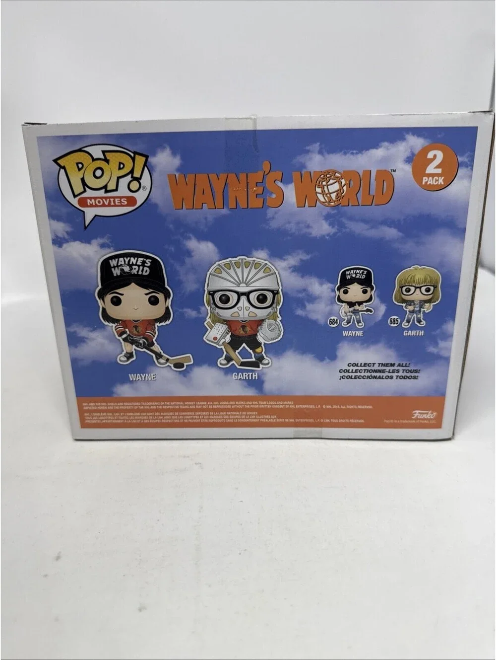 FUNKO POP MOVIES 2 PACK WAYNE'S WORLD WAYNE & GARTH HOCKEY TARGET EXCLUSIVE
